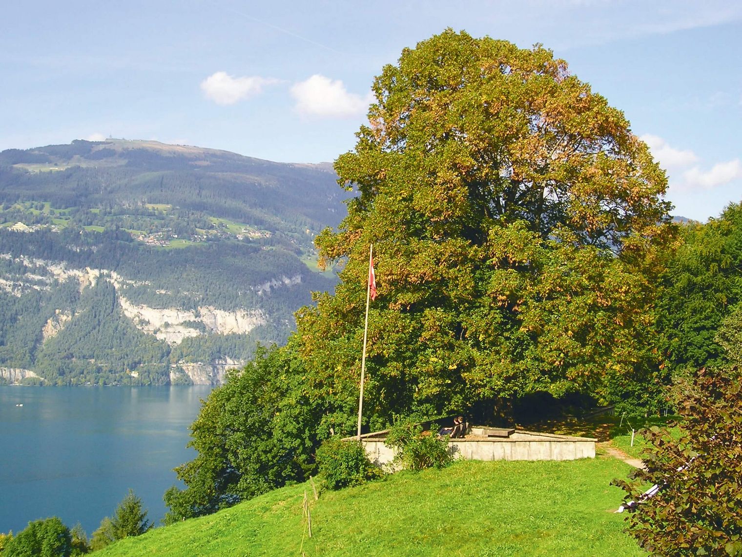 Lauschig mitten in der Natur gelegen ist die Hodler Gedenkstätte ein idealer Aussichtspunkt